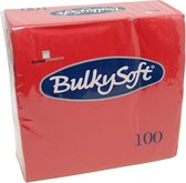 Servet 2l 40x40 cm 1/4v Rood