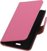 Huawei Ascend Y360 Effen Booktype Wallet Hoesje Roze