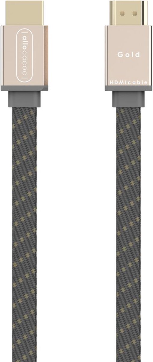 HDMIcable Flat Gold 1.5m cable