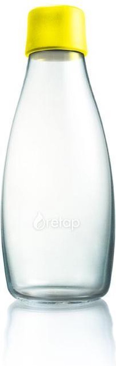 Retap Waterfles - Glas - 0,5 l - Geel