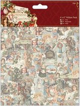 "6 x 6"" Vellum Pack (10pk) - Victorian Christmas"