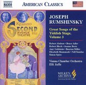 Vienna Chamber Orchestra, Elli Jaffe - Rumshinsky: Great Songs Of The Yiddish Stage, Vol.3 (CD)