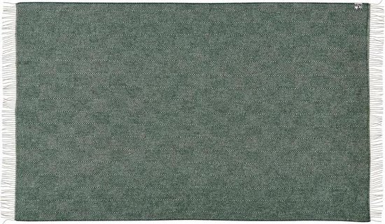 Plaid groen wol visgraat, grote maat ook als deken voor eenpersoonsbed |  bol.com
