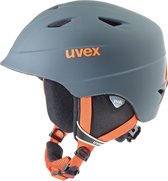 Uvex Skihelm - UnisexKinderen  - grijs/oranje S: 52-54cm