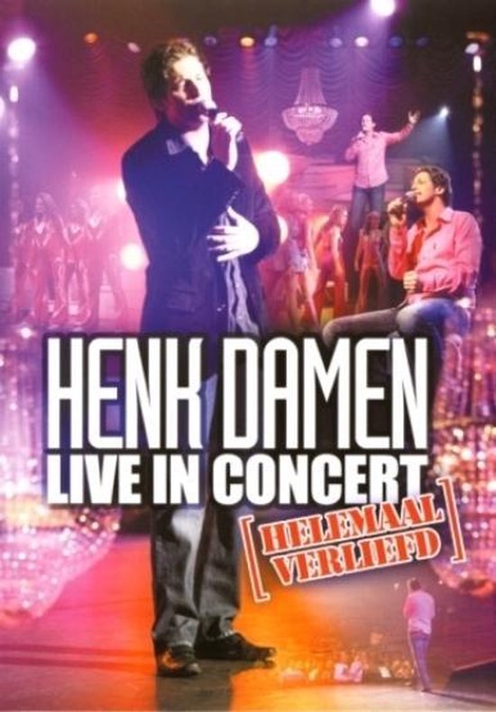 Cover van de film 'Henk Damen - Live In Concert: Helemaal Verliefd'