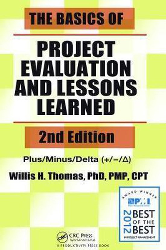 The Basics of Project Evaluation and Lessons Learned - cover