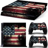 Playstation 4 Sticker | PS4 Console Skin | United States | PS4 Verenigde Staten Sticker | Console Skin + 2 Controller Skins