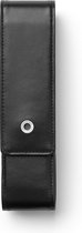 Graf von Faber-Castell case voor 2 pennen, smooth Calfskin leder zwart