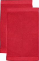 stereo stoeprand slijtage Seahorse Combiset Pure badmat 50 x 90 red (2 stuks) | bol.com