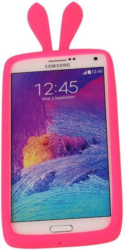 bol.com | Bumper Konijn Frame Case Hoesje - Samsung Galaxy S4 mini Roze