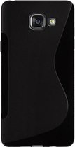 Samsung Galaxy A9 2016 Silicone Case s-style hoesje Zwart