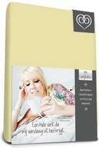 Bed-fashion jersey hoeslaken Vanille - 140 x 220 cm - Vanille