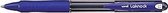 Uni-ball balpennen Laknock schrijfbreedte 04 mm schrijfpunt: 1 mm medium punt blauw