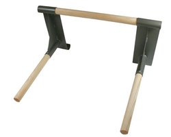 NOHRD Multi-Adapter voor Sportramen Notenboom – Optrekstang en Dipstation – Geschikt voor NOHRD Klimrek – Houten Fitnessaccessoire
