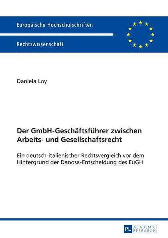 Europaeische Hochschulschriften Recht 5610 - Der GmbH-Gescha ... - cover