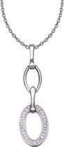 Orphelia Hanger + Ketting Ovals Zirconium ZH-4576