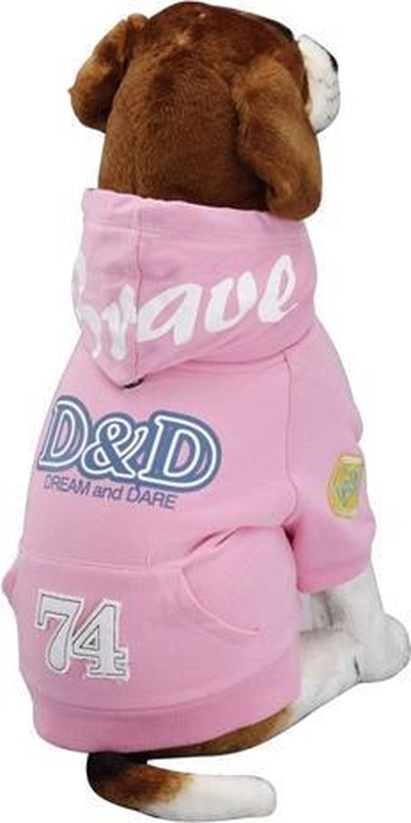 D&D Hondenjas Bravedog - Roze - S - 26 x 40 x 21 cm