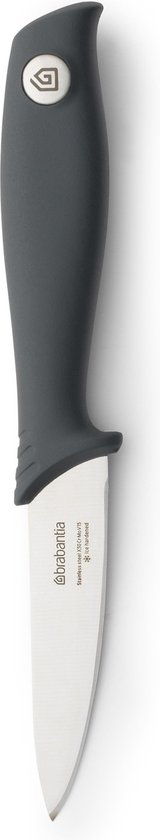 Brabantia Tasty+ couteau à éplucher - Dark Grey