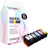Inktdag inktcartridges voor Epson 202 XL, 202xl mu