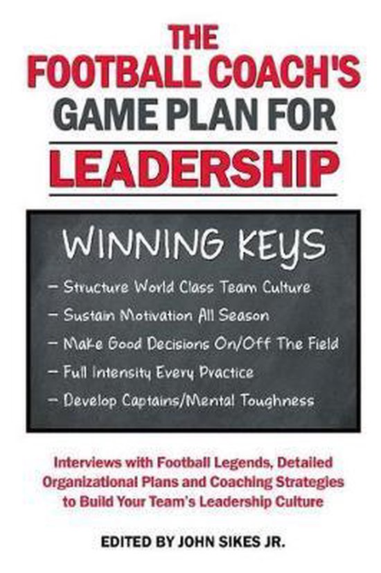 Football Coach's Game Plan for Leadership - cover