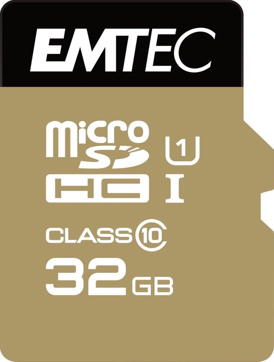 EMTEC Micro SD kaart Gold - 32GB