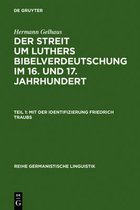 Reihe Germanistische Linguistik- Mit der Identifizierung Friedrich Traubs