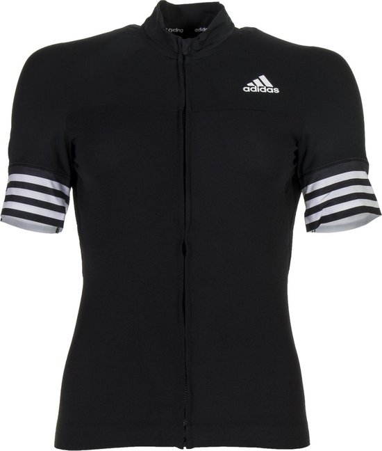adidas Adistar SS Fietsshirt - Maat XL - Vrouwen - zwart/wit | bol.com