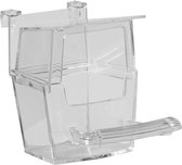 Bol.com Savic Eetbakje Universeel - Vogel - Voerbak- Drinkbak - Transparant per stuk aanbieding