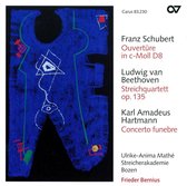 Ulrike-Anime Mathé, Streicherakademie Bozen - Schubert: Overture D8/Beethoven: String Quartet Op.135/Hartmann: Concerto Funebre (CD)