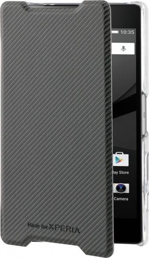 bovenste Nu al cijfer Roxfit Flip Book Case Sony Xperia Z5 Compact Black | bol.com