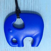 Bijtketting Kauwketting Olifant Donkerblauw