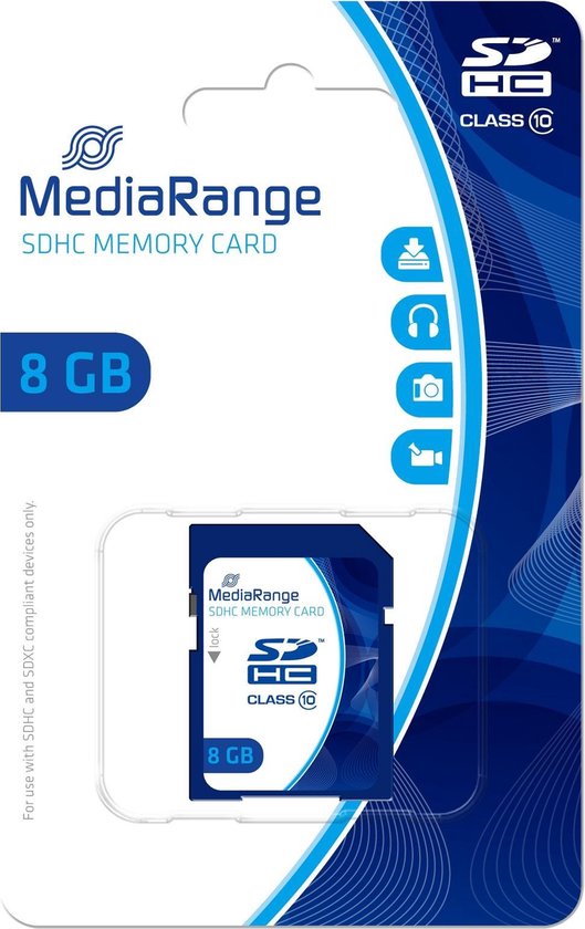 MediaRange | SDHC | 8 GB | Class 10