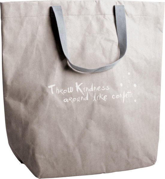 Walra Shopping bag Kindness 45x45x17 middengrijs