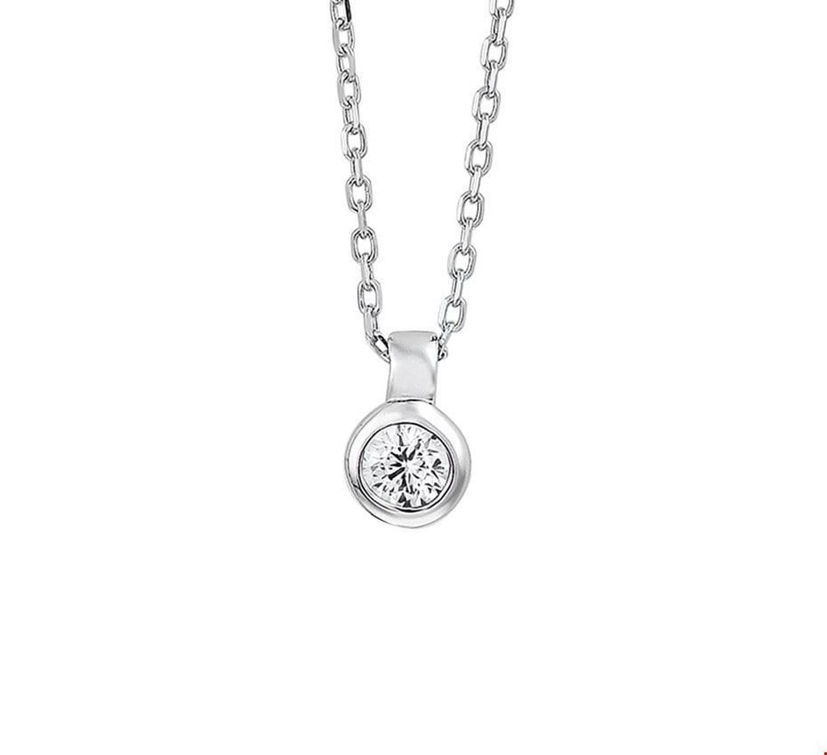 Collier zirkonia 40 + 4 cm