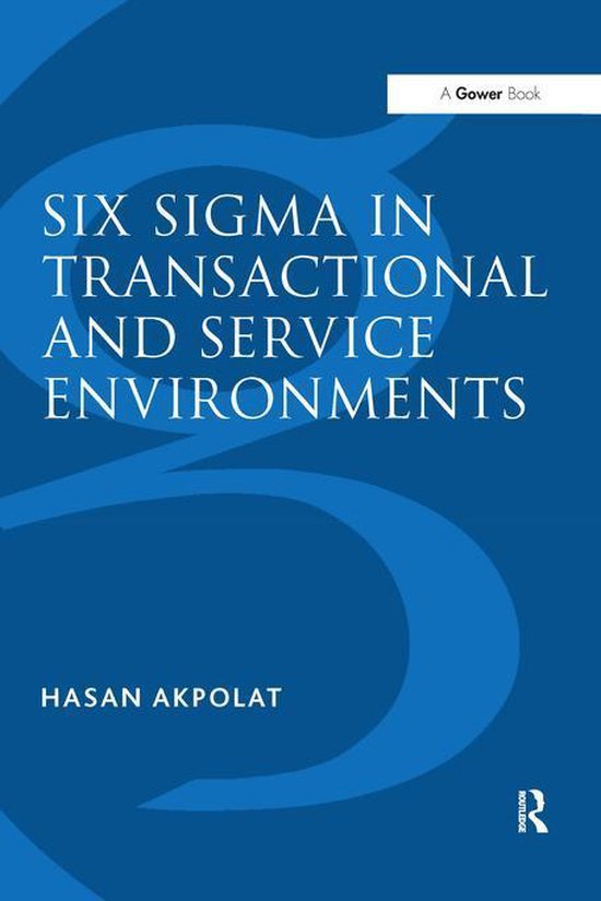 Six Sigma in Transactional and Service Environments - cover