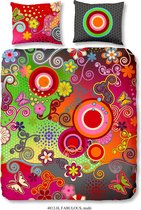 Kleurrijk HIP dekbedovertrek met circkels en sierlijke patronen - lits jumeaux - 4812-H fabulous