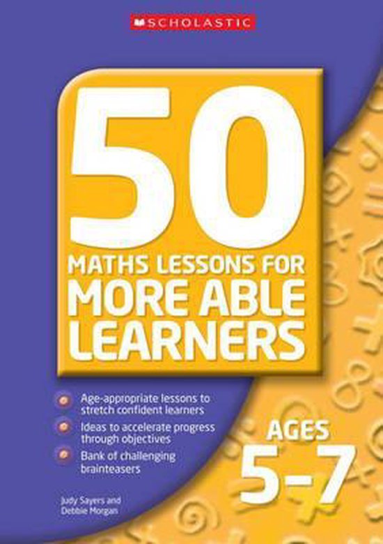 50 Maths Lessons for More Able Learners Ages 5-7 - cover