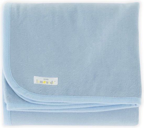 Deken Little Lemonade 75x100cm dusty blue
