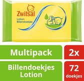 Zwitsal Baby - 2 x 72 stuks - Billendoekjes Lotion