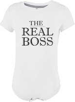 Rompertje "the real boss" maat 9 mnd