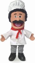 Sillypuppets - Handpop Chef Luigi - 35 cm - Pizzabakker - Banketbakker - Chefkok