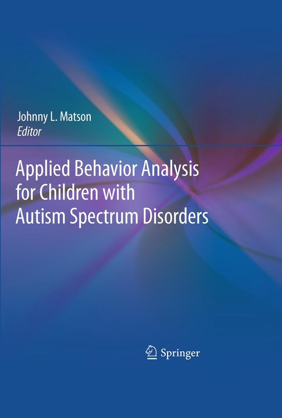 Applied Behavior Analysis for Children with Autism Spectrum  ... - cover