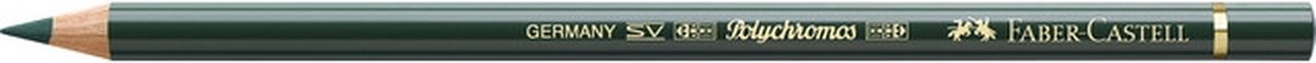 Kleurpotlood Faber Castell Polychromos 278 chroomgroen doos met 6 stuks