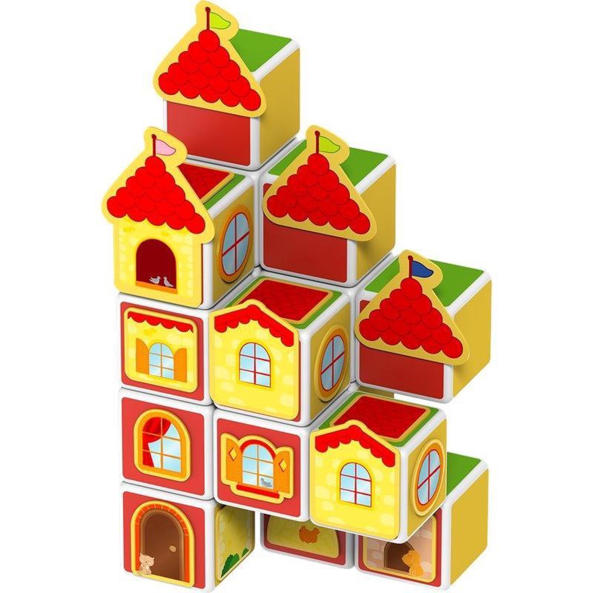 Geomag MagiCube Castles & Home - 78 delig — cadeau in Spellen & Speelgoed - foto 5