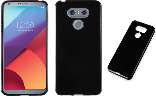 wervelkolom Ongeschikt is er LG G6 Zwart TPU siliconen case telefoonhoesje | bol.com