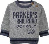 Dirkje kinderkleding Dirkje jongens sweater Parkers rail road - 68