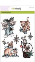 CraftEmotions stempel A5 - Christmas pets 2