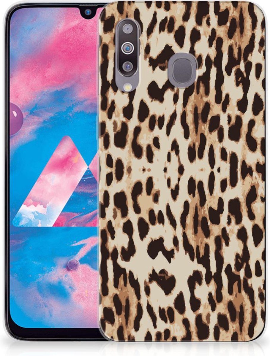 Samsung Galaxy M30 TPU Hoesje Leopard