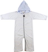 Ducksday onesie unisex - Blue stripe - 92/98