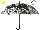 Bol.com Esschert Design Paraplu Natuur 116 X 912 Cm Polyester Zwart aanbieding